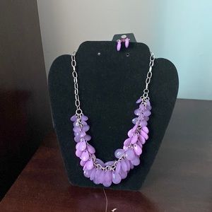 Lavender necklace set